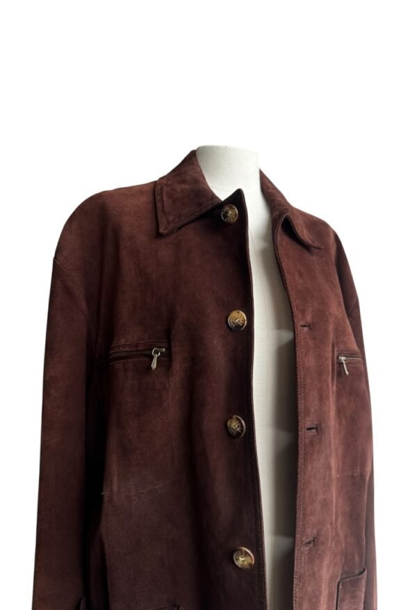 HERMES - SUEDE BUMPER JACKET - Image 8